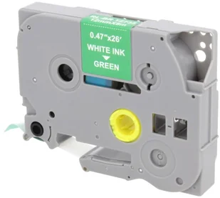 Brother Zamiennik taśmy TZE-735 12mm zielona/biały - Etykiety do drukarek - miniaturka - grafika 2