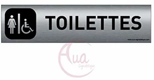 AUA SIGNALETIQUE AUA SIGNALETIQUE - Aluminiowa płyta szczotkowana AluSign DARK - 200x50 mm - Dwustronna samoprzylepna na tylnej stronie (Wifi Zone WiFi) 201309-F - Systemy ekspozycyjne i znaki informacyjne - miniaturka - grafika 7