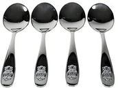 Sztućce dla dzieci - Viva Haushaltswaren VIVA artykuły gospodarstwa domowego # 04142 # sztućce dla dzieci, chrom, srebrny, 14.5 x 3.9 x 1 cm, 4 jednostek #04142# - miniaturka - grafika 1