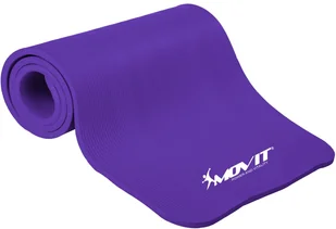 MOVIT FIOLETOWA MATA PIANKOWA 183x60x1,0cm DO ĆWICZEŃ GIMNASTYKI FITNESS JOGI 20040609 - Maty do jogi - miniaturka - grafika 9