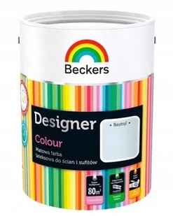 Beckers Farba do ścian i sufitów DESIGNER COLOUR 5 l Neutral - Farby wewnętrzne Beckers Farba do ścian i sufitów DESIGNER COLOUR 5 l Neutral - Farby wewnętrzne - miniaturka - grafika 2