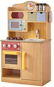 Zabawki AGD - Teamson TD-11708A - Little Chef Burlywood Kitchen with Accessories - miniaturka - grafika 1