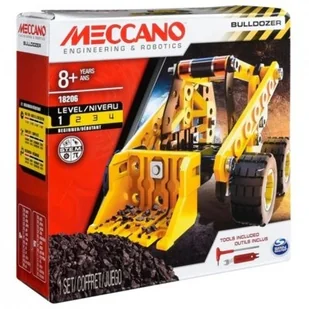 Spin Master Meccano 6040345 20094841 Buldożer ŁÓDŹ 6040345 20094841 - Klocki - miniaturka - grafika 2