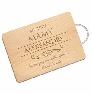 Murrano Deska drewniana prostokątna z grawerem dla mamy DSK-MET-039 - Deski do krojenia - miniaturka - grafika 5