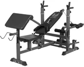 Ławki treningowe - Gorilla Sports E-Series stacja treningowa, ciemny szary/czarny - miniaturka - grafika 1