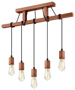 Lamkur Żyrandol na lince LEON 5xE27/60W/230V - Lampy sufitowe - miniaturka - grafika 3