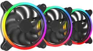 SilentiumPC Corona HP EVO ARGB KIT 3 x 140 mm SPC228 - Chłodzenie procesora - miniaturka - grafika 2