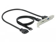 Adaptery i przejściówki - Delock 89934 przejściówka USB C USB A Czarny, Adapter - miniaturka - grafika 1