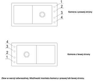 Villeroy & Boch Timeline 60 Classicline 6790 01 R1 - Zlewozmywaki - miniaturka - grafika 5