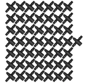 Inne akcesoria do nawadniania - BRADAS 50x Dwójnik do emiterów i kroplowników patykowych 5mm wtyk na wąż 3x5mm DSK-5133L5-50 - miniaturka - grafika 1