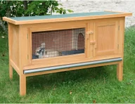 Akcesoria dla gryzoni - Kerbl Domek dla gryzoni, drewniany, brązowy 82816 - miniaturka - grafika 1