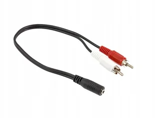 APTEL Przejściówka JACK 3,5 na 2 RCA AK267 - Złącza, przejściówki, adaptery - miniaturka - grafika 2