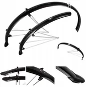 Błotniki rowerowe - Orion Błotniki 28 winylowe 48mm czarny + wsporniki - miniaturka - grafika 1