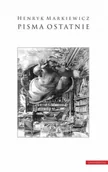 Pomoce naukowe - UNIVERSITAS Pisma ostatnie - Henryk Markiewicz - miniaturka - grafika 1
