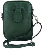 Etui i futerały do telefonów - Barberinis Skórzane etui na telefon - Zielone ciemne 887-42 - miniaturka - grafika 1