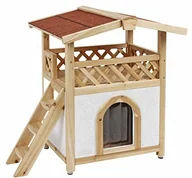 Legowiska dla psów - Kerbl KERBL 82660 domek kot skrobia ziemniaczana Alpin 88 x 57 x 77 cm, naturalny, Outdoor - miniaturka - grafika 1