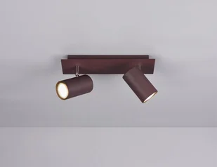 Trio Leuchten Spot sufitowy Marley rdzawy, 2-punktowy - Lampy sufitowe - miniaturka - grafika 2