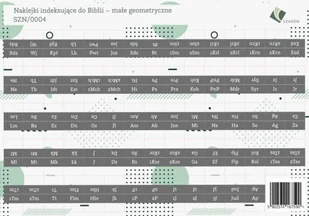 Szaron Naklejki indeksujące do Biblii małe geometryczne 429634 - Zakładki do książek - miniaturka - grafika 2