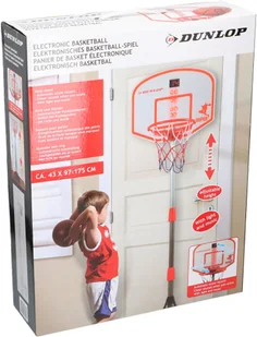 Dunlop Zestaw do koszykówki elektroniczny regulowany E-13982 - Koszykówka - miniaturka - grafika 2