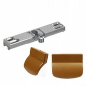 Klamki - ZATRZASK BALKONOWY POCHWYT OKNO DRZWI Złoty Dąb C079-5039F - miniaturka - grafika 1