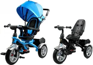 LeanToys PRO700 Niebieski - Rowerki trójkołowe - miniaturka - grafika 6