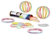Kinder party - Relaxdays świetliki 100 sztuka łącznik, łącznie z, źródeł światła pręty do zginania, różne kolory 10020583 - miniaturka - grafika 1