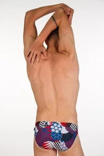 Zerod Kąpielówki BRIEFS Patchwork - Kąpielówki męskie - miniaturka - grafika 5