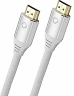 Kable - Oehlbach Black Magic MKII - 8K Ultra High-Speed kabel HDMI - 8K FUHD 60Hz 4320p / 4K 120Hz 2160p - 48Gbit/s (21:9 Cinema, 3D, Dolby Vision, Dynamic HDR 10+, VRR, eARC, UHD2) - 1,5 metra biały D1C92490 - miniaturka - grafika 1