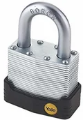 Kłódki - Yale yaly12755 55 mm wysokie bezpieczeństwo laminowana kłódka żółta Y127/55/129/1 - miniaturka - grafika 1