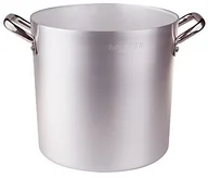 Garnki - Pentole Agnelli pentole agnelli garnków z aluminium, 2 uchwyty ze stali nierdzewnej, kolor srebrny., srebrny/czarny, 50 cm PCMX0350 - miniaturka - grafika 1