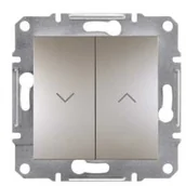 Wyłączniki światła i elektryczne - Schneider Przycisk żaluzjowy Asfora EPH1300369 bez ramki brązowy - miniaturka - grafika 1