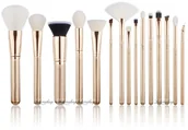 Pędzle do makijażu - Jessup beauty JESSUP - Classics Alchemy Brushes Set - Zestaw 15 pędzli do makijażu - T406 Golden/Rose Gold - miniaturka - grafika 1