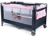 Łóżeczka i kojce - 4Baby Pink Checker - miniaturka - grafika 1