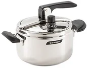 Szybkowary - Barazzoni Szybkowar , stal szlachetna 18/10. Made in Italy, stal, 5 l 536045005080 - miniaturka - grafika 1