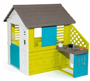 Smoby Pretty Domek Ogrodowy Smoby Dla Dzieci z Kuchnią 810711 - Place zabaw - miniaturka - grafika 3