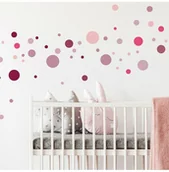 Naklejki na ścianę - Ambiance Ambiance Tatuaż ścienny "Round" - miniaturka - grafika 1