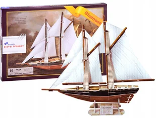 Puzzle 3D statek żaglowiec Bluenose 80 ele ZA2906 - Puzzle - miniaturka - grafika 4