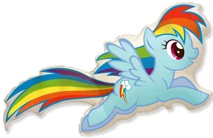 Flexmetal Balon foliowy "My Little Pony: Rainbow Dash", 16", Flexmetal, shp - Urodziny dziecka - miniaturka - grafika 2
