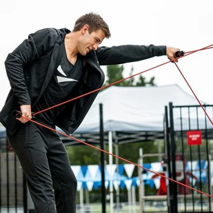 FINIS FINIS Gumy treningowe SLIDE DRYLAND TRAINER 7 mm żółte - Gumy, taśmy, ekspandery - miniaturka - grafika 2