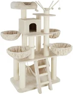 Drapaki dla kotów - tectake Drapak dla kota Gismo - beżowy/biały 403325 - miniaturka - grafika 1