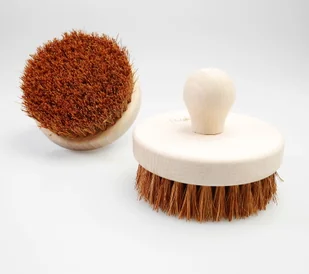 Lullalove Lullalove Ostra, Okrągła Szczotka do Szczotkowania Ciała - Kokos LULLALOVE31 - Szczotki do masażu - miniaturka - grafika 8