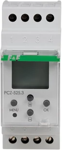 F&F Zegar sterujący cyfrowy 16A astronomiczny jednokanałowy z programowalną przerwą nocną 24-264V AC/DC PCZ-525.2 525.2 - Programatory czasowe - miniaturka - grafika 4