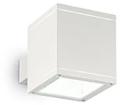Lampy ogrodowe - Ideal Lux Kinkiet SNIF SQUARE AP1 BIANCO 144276 - miniaturka - grafika 1