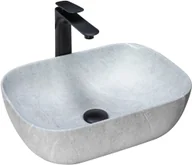 Umywalki - Rea Umywalka nablatowa Livia Grey U3801 - miniaturka - grafika 1
