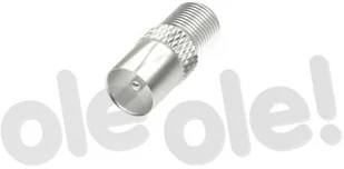 Hama Adapter Gniazdo F Wtyk antenowy 205223 - Akcesoria TV-SAT - miniaturka - grafika 3