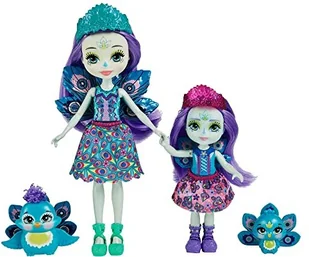 Enchantimals Patter i Piera Peacock Lalki siostry 2-pak HCF83 HCF83 - Lalki dla dziewczynek - miniaturka - grafika 5