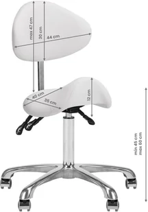 ACTIVESHOP TABORET KOSMETYCZNY 1004 GIOVANNI BIAŁY 141629 [17392865] - Krzesła i taborety kosmetyczne - miniaturka - grafika 2