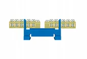 Bezpieczniki elektryczne - Listwa zaciskowa na szynę 2x5x16mm niebieska E4131 - miniaturka - grafika 1