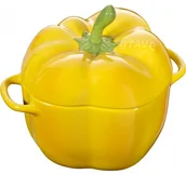 Brytfanny - Staub SPECIAL COCOTTE NACZYNIE ŻAROODPORNE PAPRYKA 450 ML ŻÓŁTY CERAMIKA 40500-324-0 - miniaturka - grafika 1