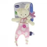 Maskotki i pluszaki - Chicco Maskotka do smoczka Pocket Friend Różowa - miniaturka - grafika 1